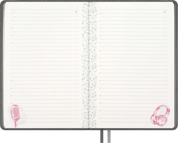 Изображение товара Творческий блокнот Escalada Вся жизнь - музыка / 67735