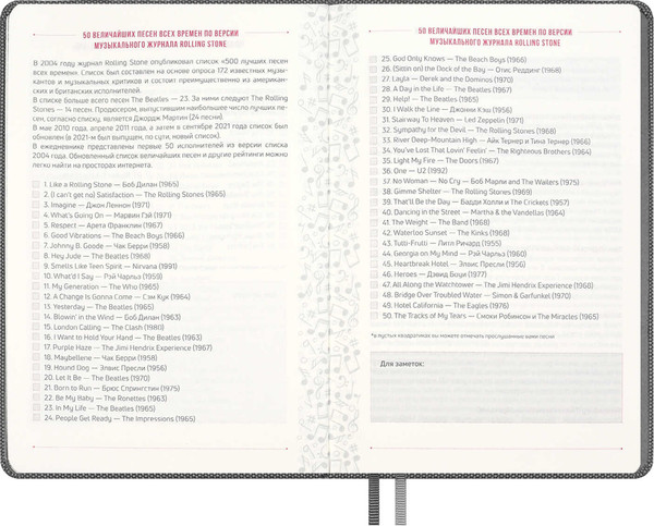 Изображение товара Творческий блокнот Escalada Вся жизнь - музыка / 67735