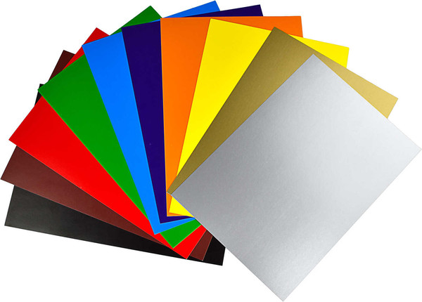 Изображение товара Набор цветной бумаги и картона Феникс+ Монстр-трак / 66761