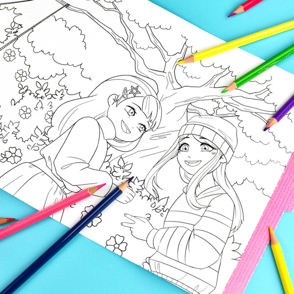 Изображение товара Раскраска Феникс+ Аниме / 64876,твердая обложка