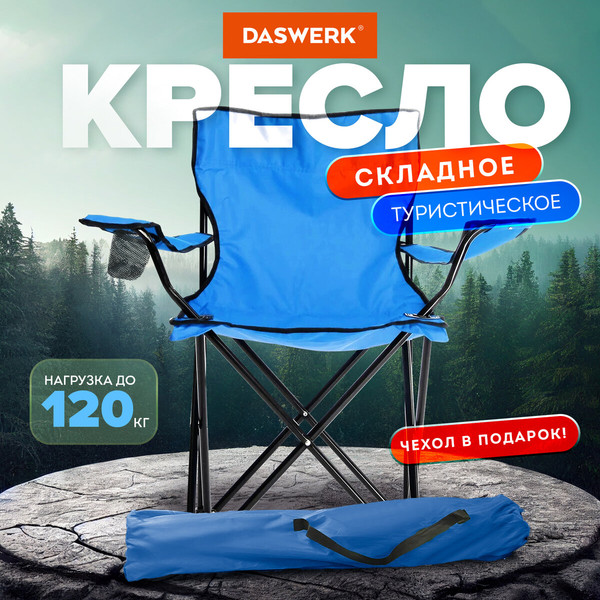 Изображение товара Кресло складное Daswerk 680047 (синий)