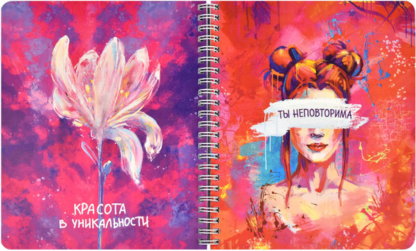 Изображение товара Тетрадь Феникс+ Double book. Нежность / 65374