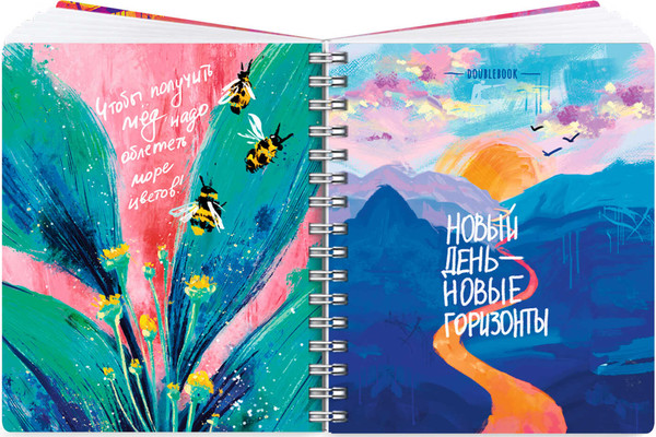 Изображение товара Тетрадь Феникс+ Double book. Нежность / 65374