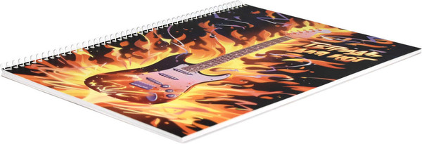 Изображение товара Тетрадь нотная Феникс+ Огненный аккорд / 67562