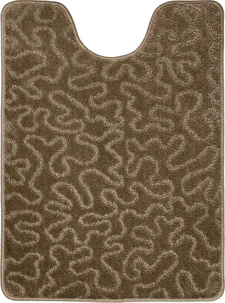 Изображение товара Коврик для туалета Shahintex РР 60x80 003 (кофе 76 S)