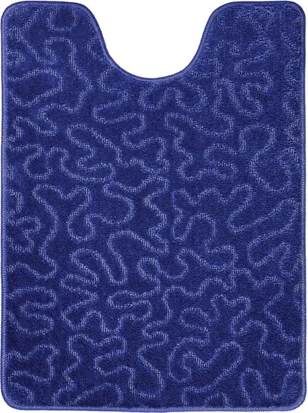 Изображение товара Коврик для туалета Shahintex РР 60x80 003 (темно-синий 14 S)
