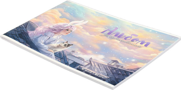 Изображение товара Альбом для рисования Феникс+ Девочка на крыше / 69876