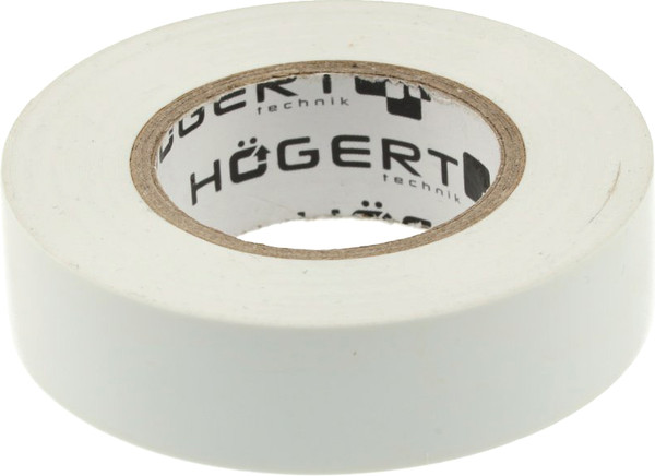 Изображение товара Изолента Hoegert 0.13x19мм HT1P285 (20м, белый)