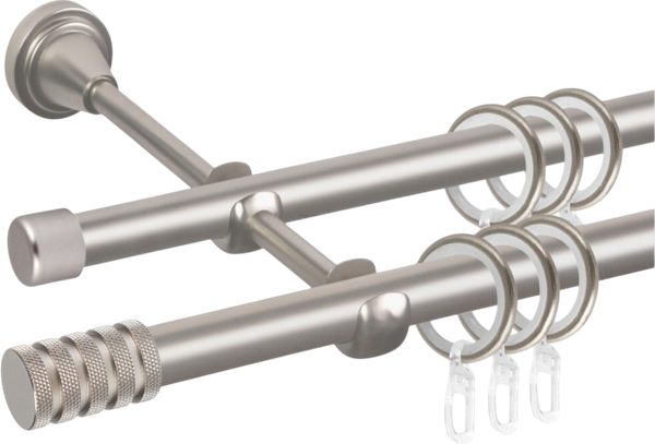 Изображение товара Карниз для штор Sundays Home Сириус 16мм+16мм двухрядный (сатин, 3м)