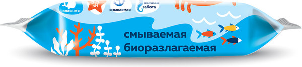 Изображение товара Влажная туалетная бумага Laima Kids. Влажная детская / 116529