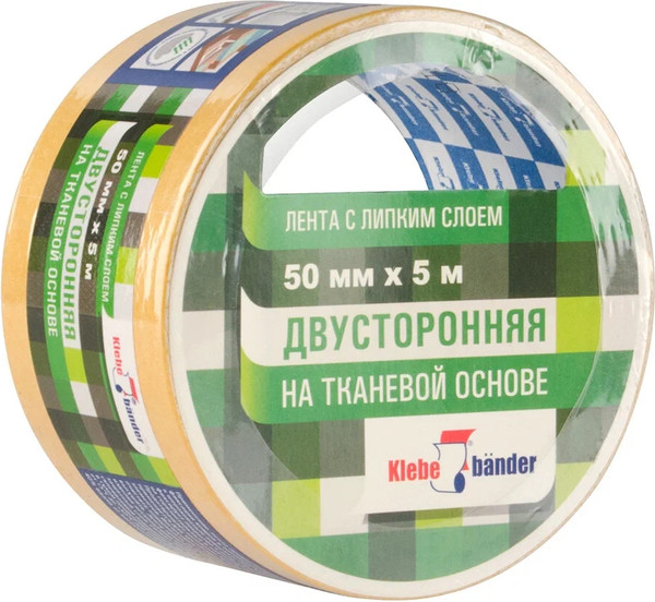 Изображение товара Скотч двухсторонний Klebebander 50мм 5м / KPV505T