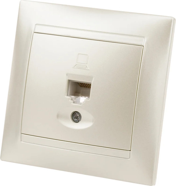 Изображение товара Розетка TDM Лама / SQ1815-0816 (перламутр)