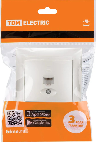 Изображение товара Розетка TDM Лама / SQ1815-0816 (перламутр)