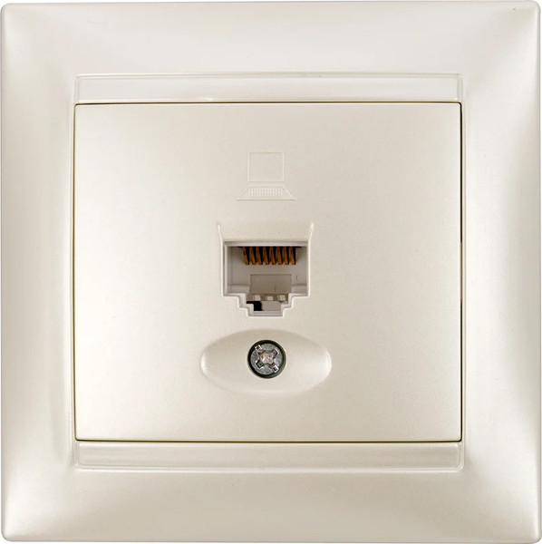 Изображение товара Розетка TDM Лама / SQ1815-0816 (перламутр)