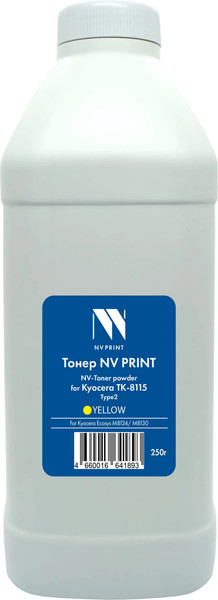 Изображение товара Тонер для принтера NV Print NV-Kyo8115-Type2-250gY