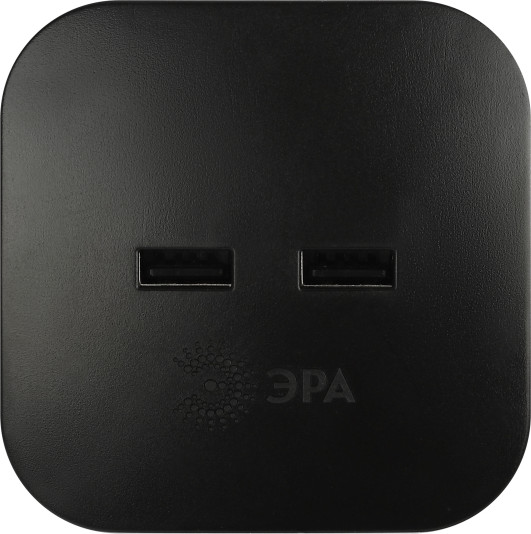 Изображение товара Электроразветвитель ЭРА SP-4-USB-B / Б0049536 (черный)