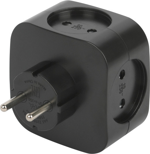 Изображение товара Электроразветвитель ЭРА SP-4-USB-B / Б0049536 (черный)