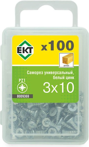 Изображение товара Саморез ЕКТ Универсальный 3.0х10 / B009369 (100шт)