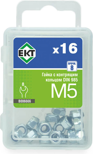 Изображение товара Гайка ЕКТ DIN 985 / B006666 (16шт)
