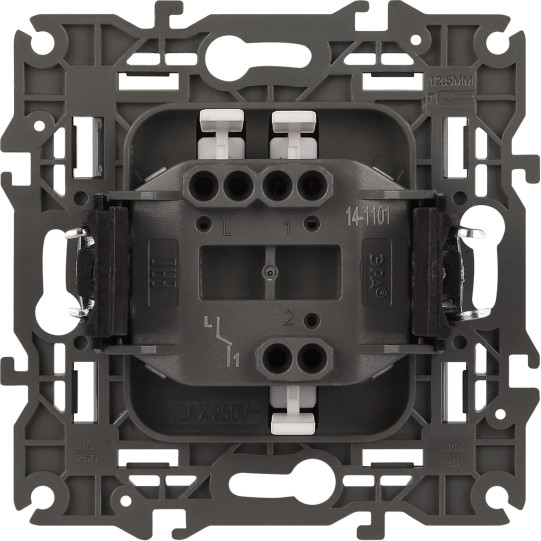 Изображение товара Выключатель ЭРА Elegance 14-1101-16 / Б0065782 (титан)