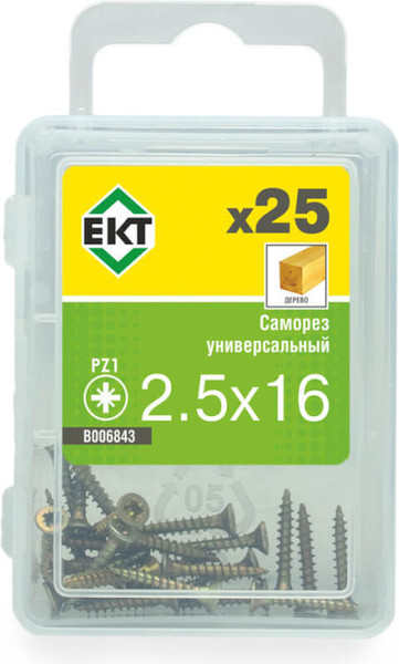 Изображение товара Саморез ЕКТ 2.5х16 / B006843 (25шт)