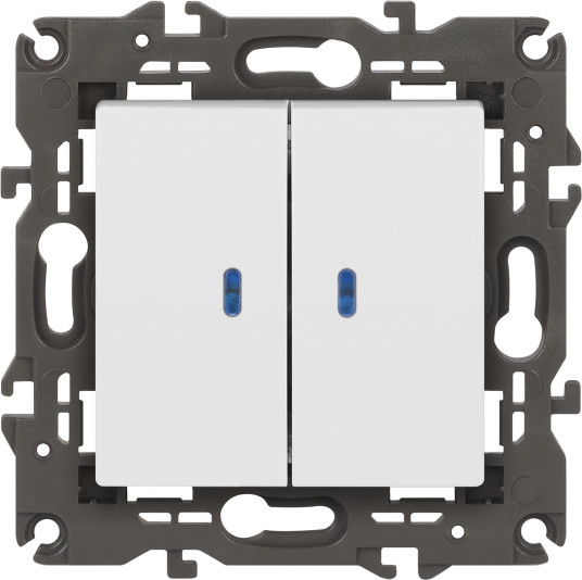 Изображение товара Выключатель ЭРА Elegance 14-1105-01М / Б0065807 (белый матовый)