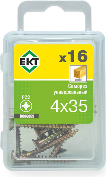 Изображение товара Саморез ЕКТ 4.0х35 / B006869 (16шт)