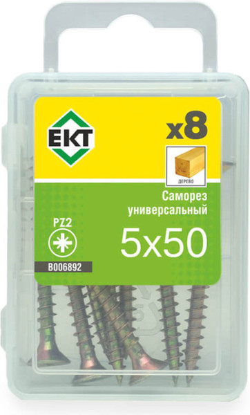Изображение товара Саморез ЕКТ 5.0х50 / B006892 (8шт)
