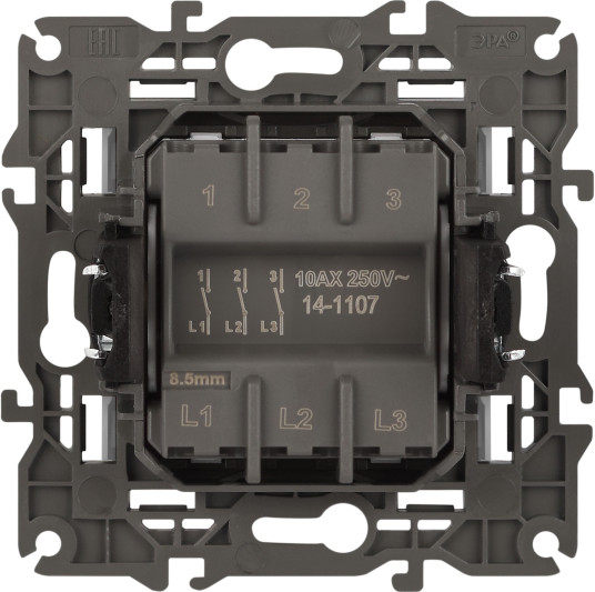 Изображение товара Выключатель ЭРА Elegance 14-1107-01М / Б0065796 (белый матовый)