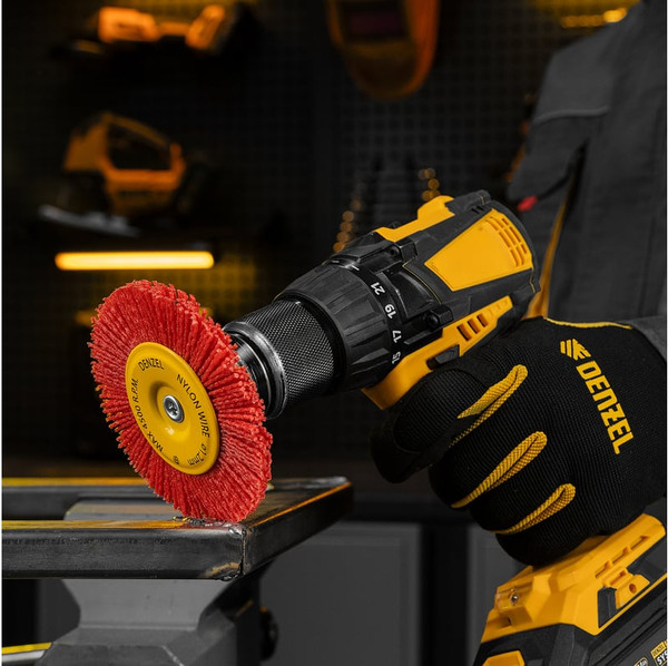 Изображение товара Щетка для электроинструмента Denzel Для дрели 74434