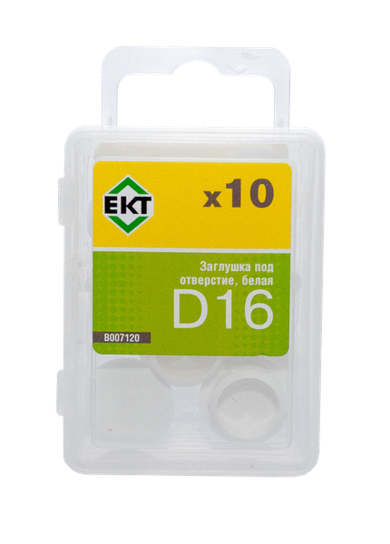 Изображение товара Заглушка декоративная ЕКТ D16 / B007120 (10шт)