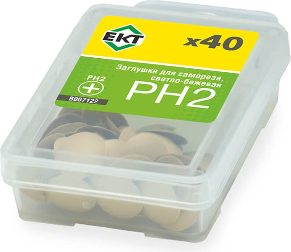 Изображение товара Заглушка декоративная ЕКТ PH2 / B007122 (40шт)