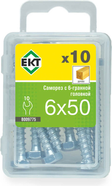 Изображение товара Саморез ЕКТ 6.0x50 / B009775 (10шт)