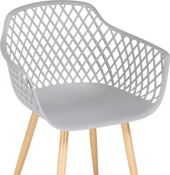 Изображение товара Стул Woodville Rikon (серый/дерево)