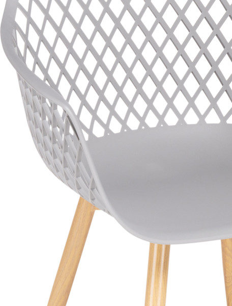 Изображение товара Стул Woodville Rikon (серый/дерево)