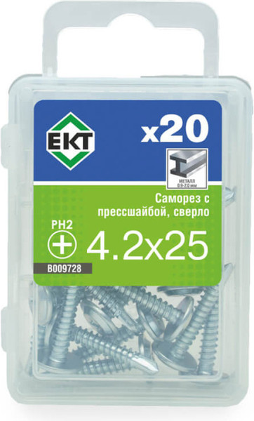 Изображение товара Саморез ЕКТ 4.2x25 / B009728 (20шт)