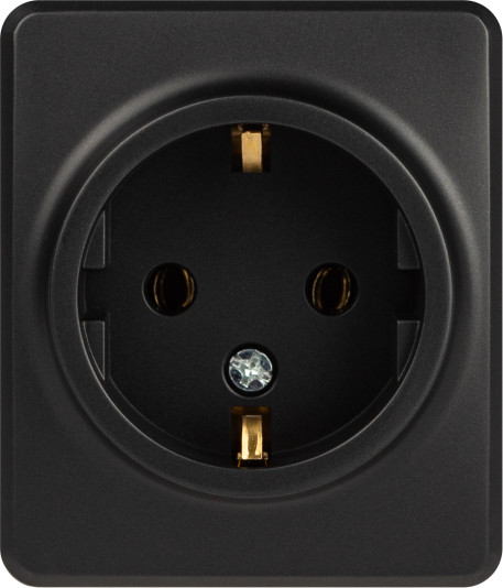 Изображение товара Розетка ЭРА Эксперт 11-2203-05 / Б0063008 (антрацит)