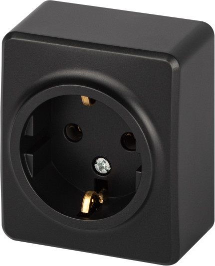 Изображение товара Розетка ЭРА Эксперт 11-2203-05 / Б0063008 (антрацит)