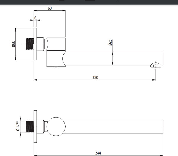 Изображение товара Излив Deante Cascada Steel NAC F87K (брашированная сталь)