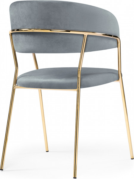 Изображение товара Стул Woodville Kamelia (серый/золотой)