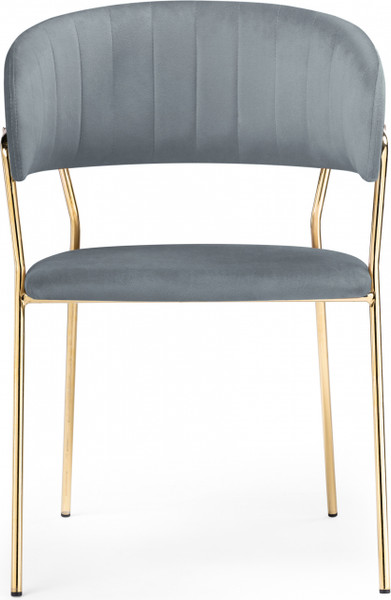 Изображение товара Стул Woodville Kamelia (серый/золотой)