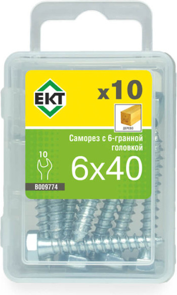Изображение товара Саморез ЕКТ 6.0x40 / B009774 (10шт)