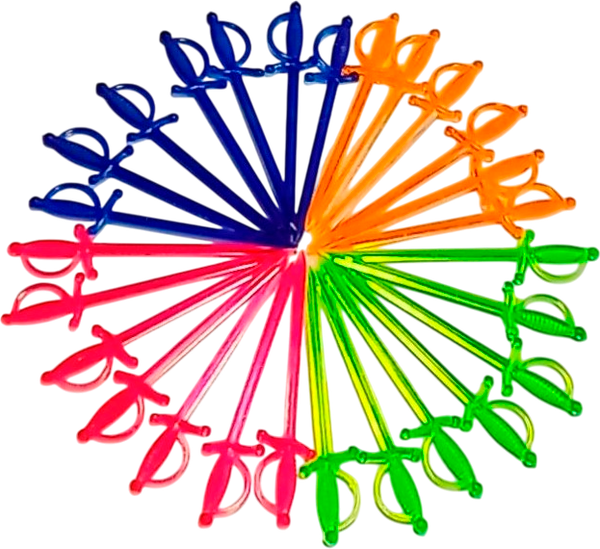 Изображение товара Набор шпажек для канапе Веселая Семейка Меч (6x50шт)