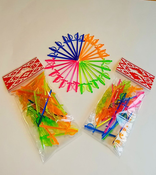 Изображение товара Набор шпажек для канапе Веселая Семейка Меч (6x50шт)