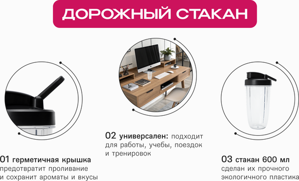 Изображение товара Блендер стационарный RAGEX R1503-202 (темно-серый)