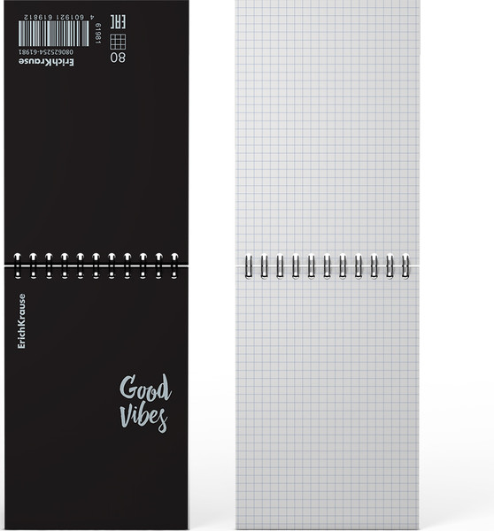 Изображение товара Блокнот Erich Krause Words / 61981 (80л, черный)