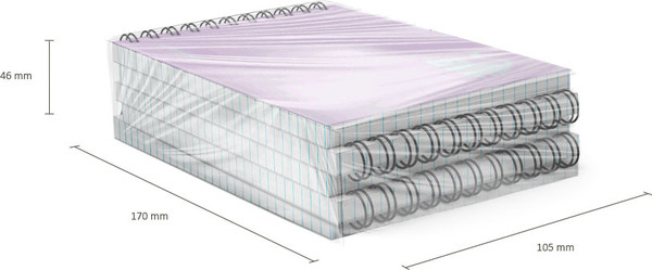 Изображение товара Блокнот Erich Krause Brave Cats / 61985 (80л, фиолетовый)