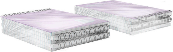 Изображение товара Блокнот Erich Krause Brave Cats / 61985 (80л, фиолетовый)