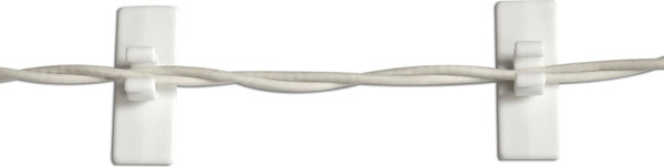 Изображение товара Набор креплений для гирлянды Unibob 49001 (4шт, белый)