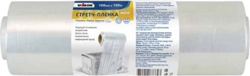 Изображение товара Пленка-стрейч Unibob 100мм 160м 17мкм / 75055 (прозрачная)
